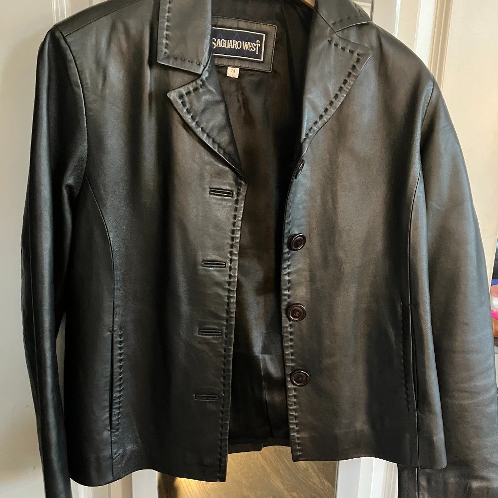 Leather Black Jacket